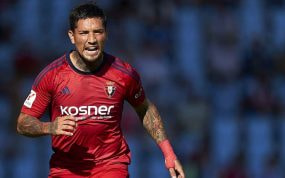 Chimy Ávila, durante la primera jornada de LaLiga.