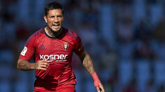 Chimy Ávila, durante la primera jornada de LaLiga.