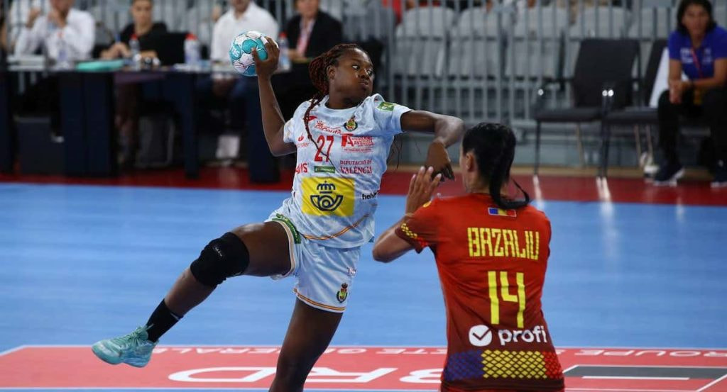 Danila So Delgado (21), en un partido España-Rumanía.
