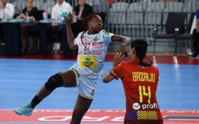 Danila So Delgado (21), en un partido España-Rumanía.