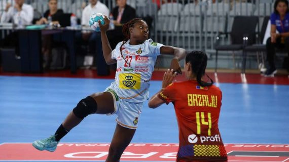 Danila So Delgado (21), en un partido España-Rumanía.