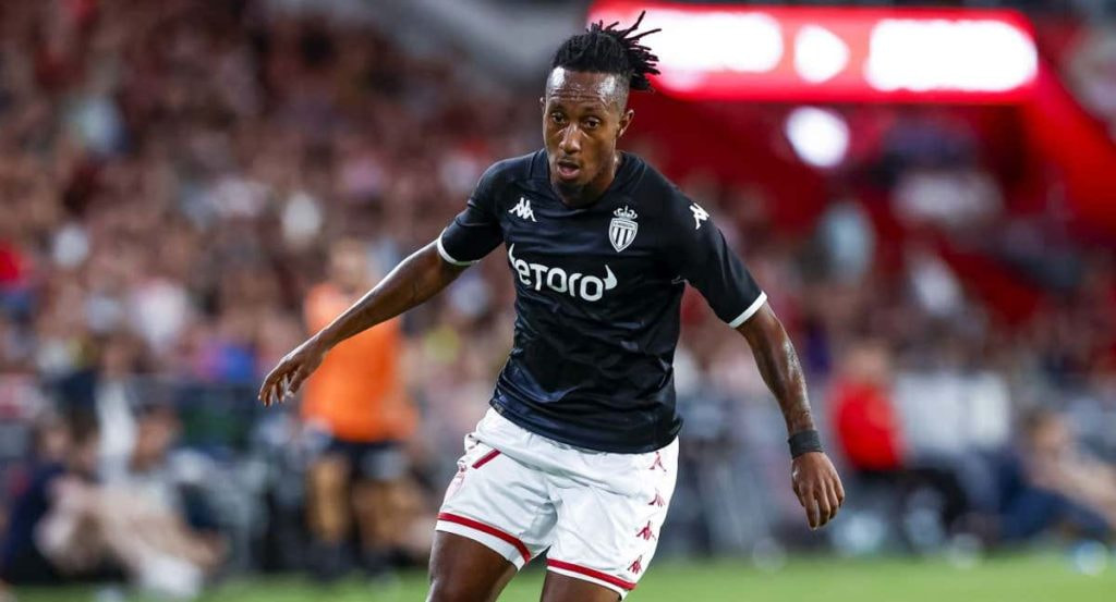 Gelson Martins, en un partido del AS Monaco.