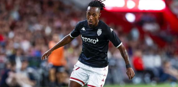 Gelson Martins, en un partido del AS Monaco.