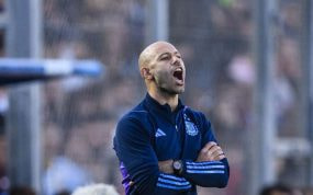Javier Mascherano, durante un partido de la selección argentina sub 20.