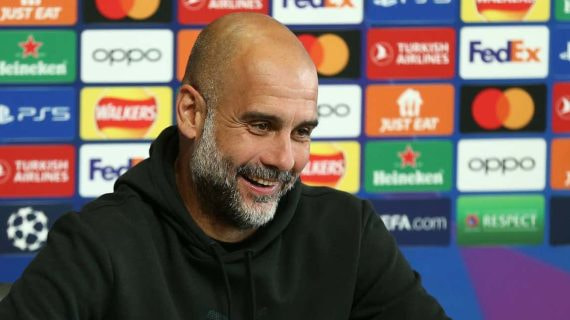Pep Guardiola, entrenador del Manchester City.