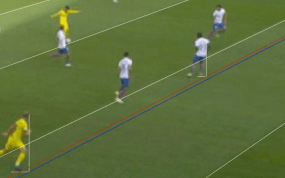 El gol concedido al Villarreal.