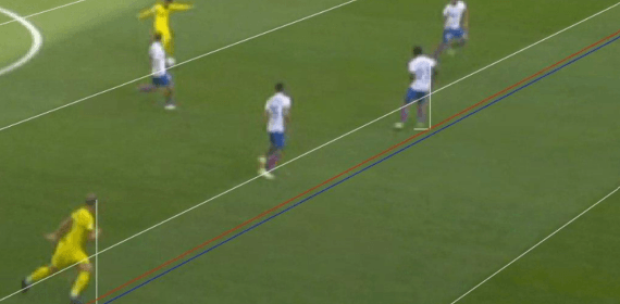 El gol concedido al Villarreal.