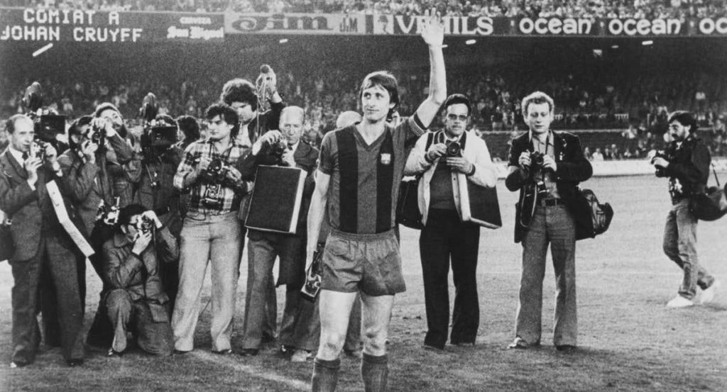 Johan Cruyff, en una foto de archivo, como jugador del FC Barcelona.