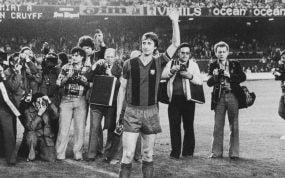 Johan Cruyff, en una foto de archivo, como jugador del FC Barcelona.