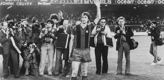 Johan Cruyff, en una foto de archivo, como jugador del FC Barcelona.