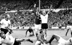 Inglaterra gana la final del Mundial de 1966 a Alemania.