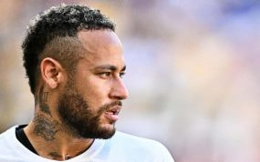 Neymar, durante un partido con el PSG.
