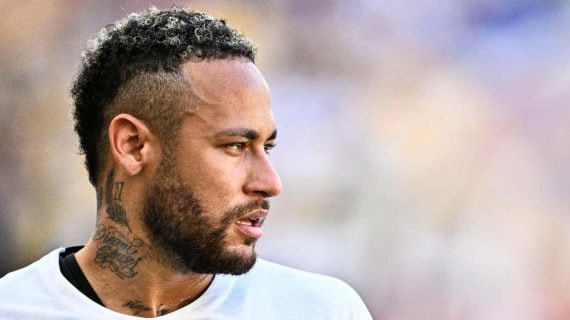 Neymar, durante un partido con el PSG.