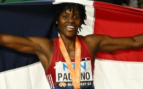 Marileidy Paulino, campeona del mundo de 400 m lisos.