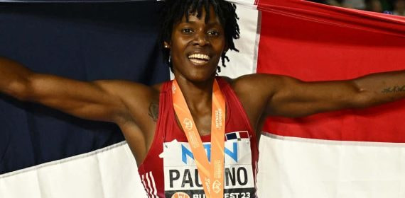 Marileidy Paulino, campeona del mundo de 400 m lisos.