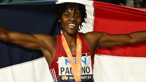 Marileidy Paulino, campeona del mundo de 400 m lisos.
