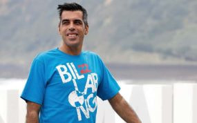 Roberto Chinchilla durante la presentación de 'Campeones' en 2018.