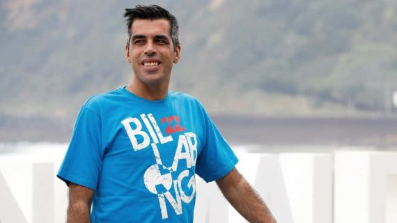 Roberto Chinchilla durante la presentación de 'Campeones' en 2018.
