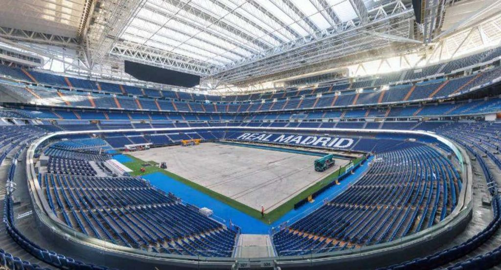 Imagen del nuevo Bernabéu.