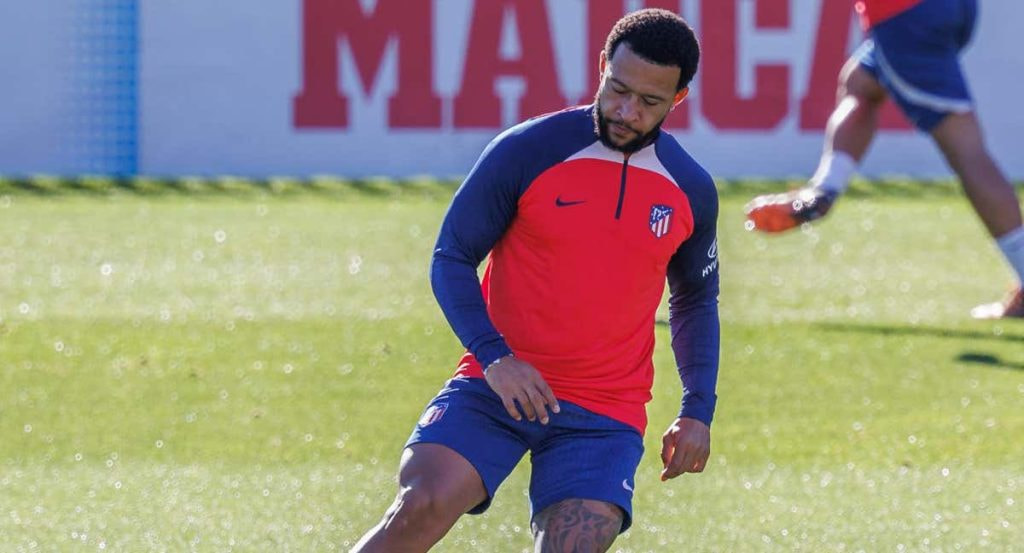 Memphis Depay causará baja en el Atlético de Madrid.
