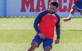 Memphis Depay causará baja en el Atlético de Madrid.