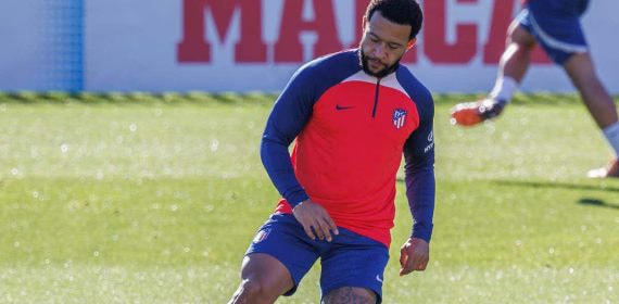 Memphis Depay causará baja en el Atlético de Madrid.