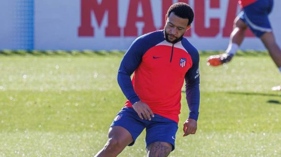 Memphis Depay causará baja en el Atlético de Madrid.