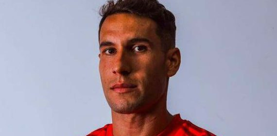Hugo Mallo, con la camiseta de Internacional.