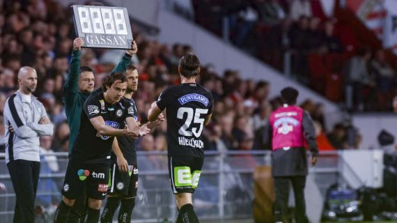 Javi Serrano, en un partido con el Sturm Graz.