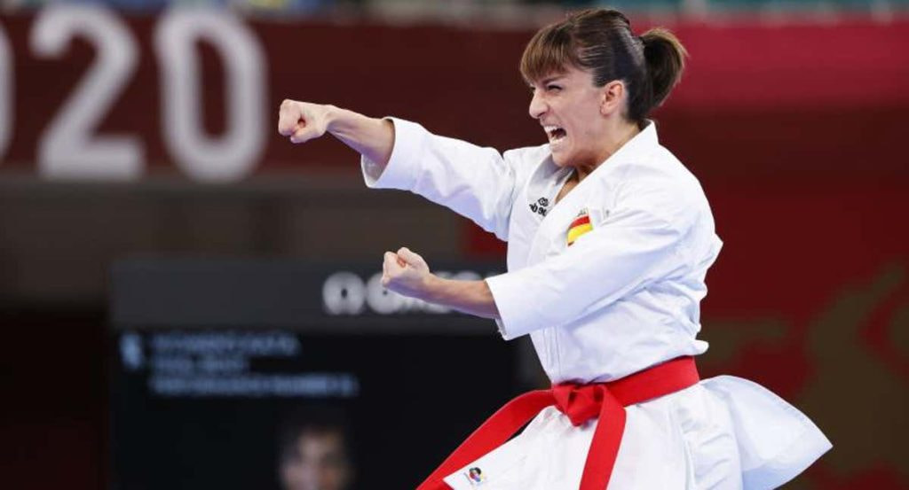 Sandra Sánchez en los JJOO de Tokyo.
