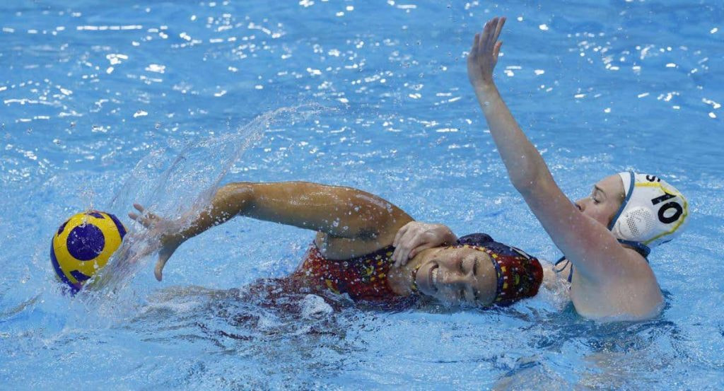 Maica García durante la semifinal contra Australia del Mundial de Fukuoka.