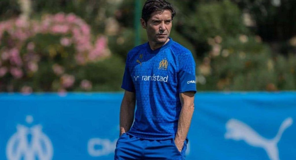 Marcelino en un entrenamiento.