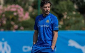 Marcelino en un entrenamiento.