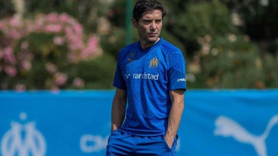 Marcelino en un entrenamiento.