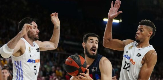 El Real Madrid Baloncesto juega un partido en el Wizink.