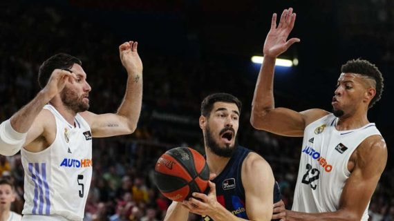 El Real Madrid Baloncesto juega un partido en el Wizink.