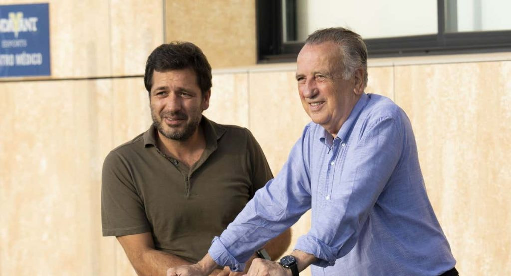 Fernando Roig padre e hijo.