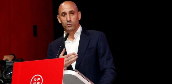 Luis Rubiales, en una comparecencia.