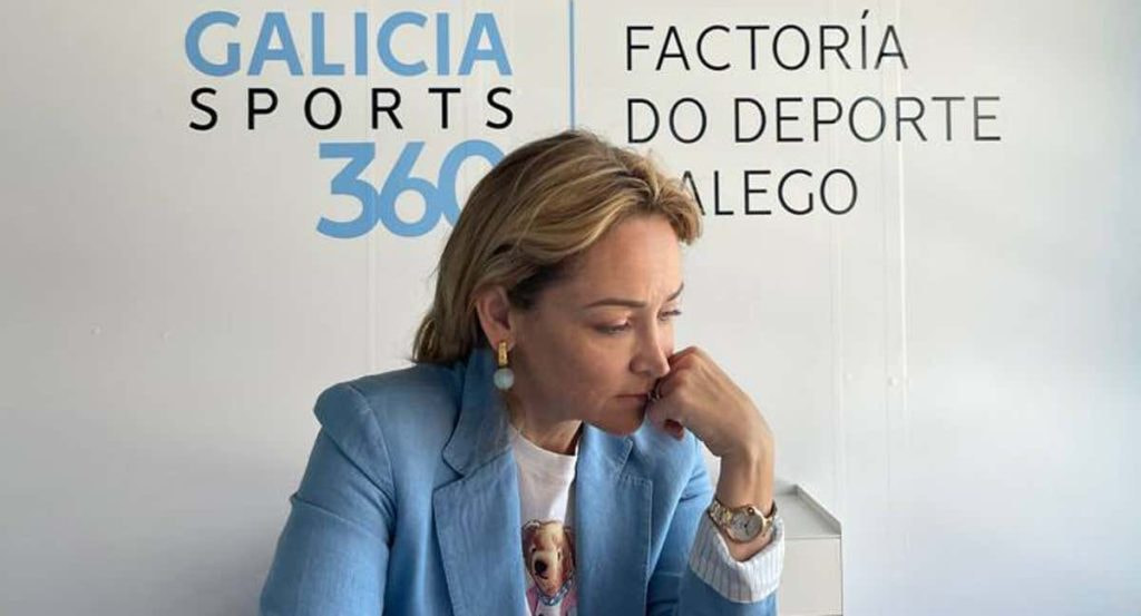 Marian Mouriño, en su despacho.