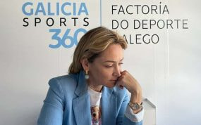 Marian Mouriño, en su despacho.