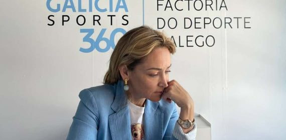 Marian Mouriño, en su despacho.