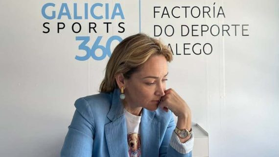 Marian Mouriño, en su despacho.