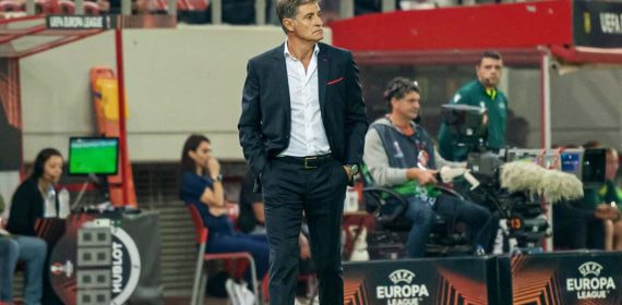 Michel durante su última etapa en el fútbol griego.