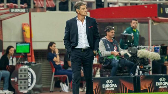 Michel durante su última etapa en el fútbol griego.