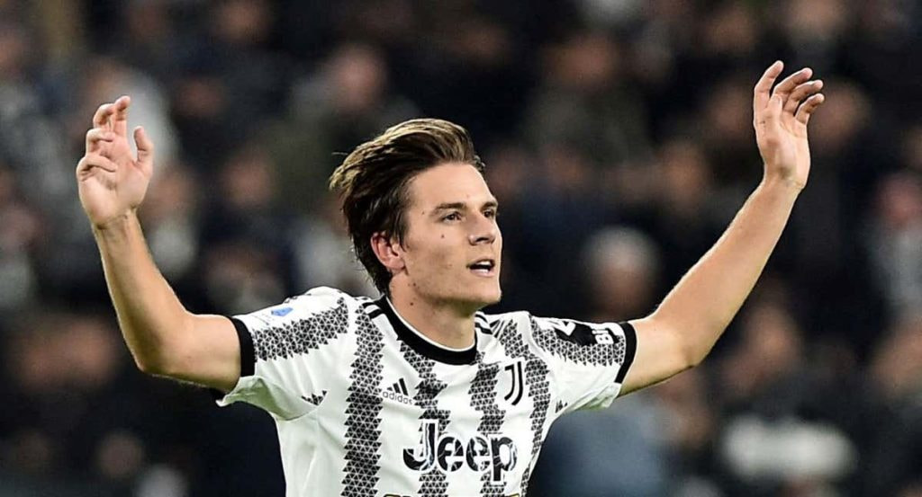 Nicolo Fagioli, durante un partido con la Juventus en noviembre de 2022.