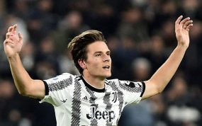 Nicolo Fagioli, durante un partido con la Juventus en noviembre de 2022.