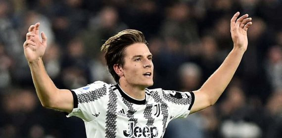 Nicolo Fagioli, durante un partido con la Juventus en noviembre de 2022.