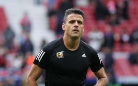 Gil Manzano, en el Atletico de Madrid-Espanyol de LaLiga en la temporada 2019/2020.