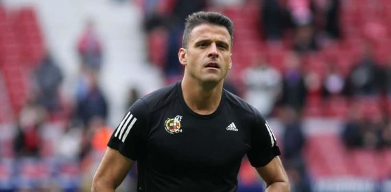 Gil Manzano, en el Atletico de Madrid-Espanyol de LaLiga en la temporada 2019/2020.