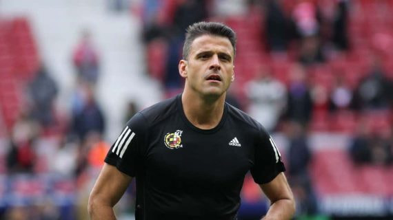 Gil Manzano, en el Atletico de Madrid-Espanyol de LaLiga en la temporada 2019/2020.